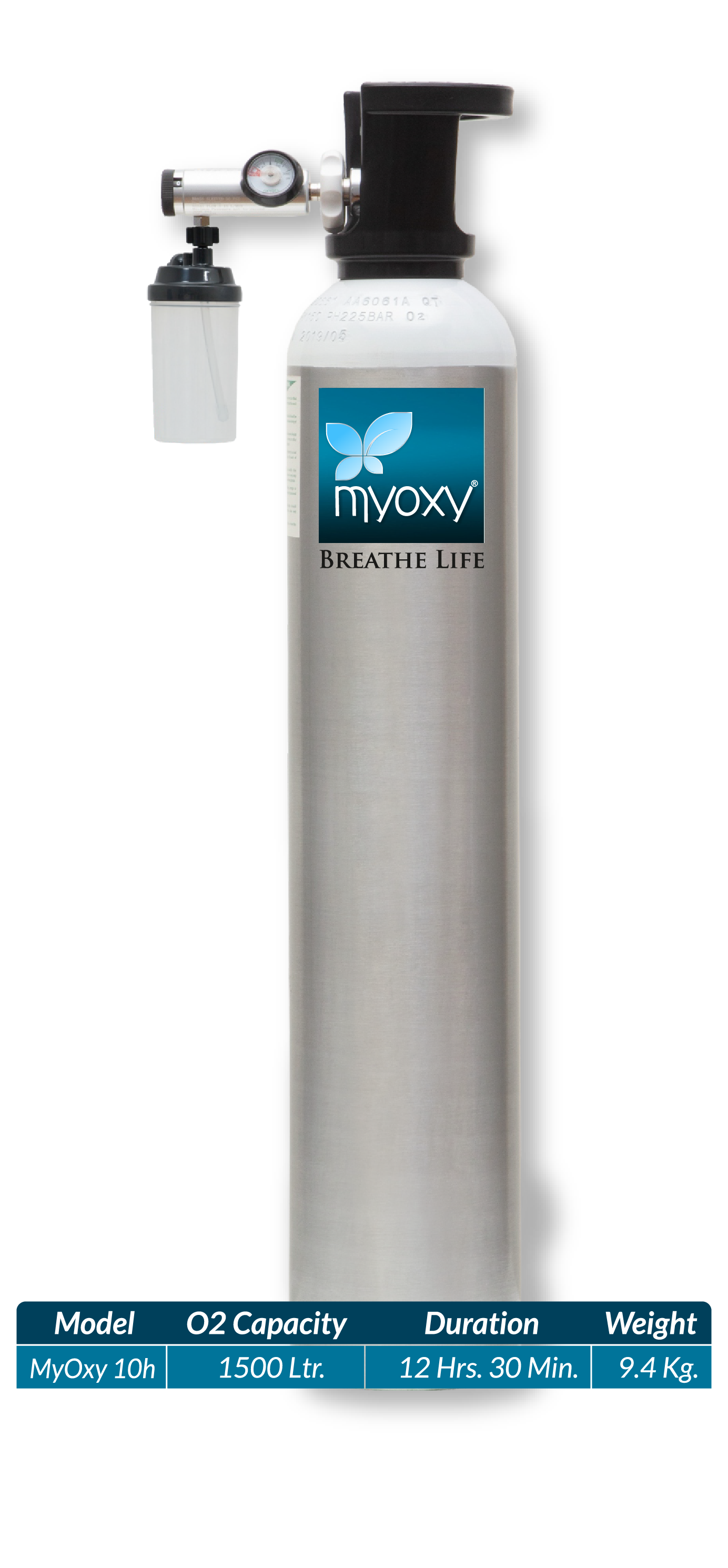 MyOxy portable oxygen kit MyOxy 10h